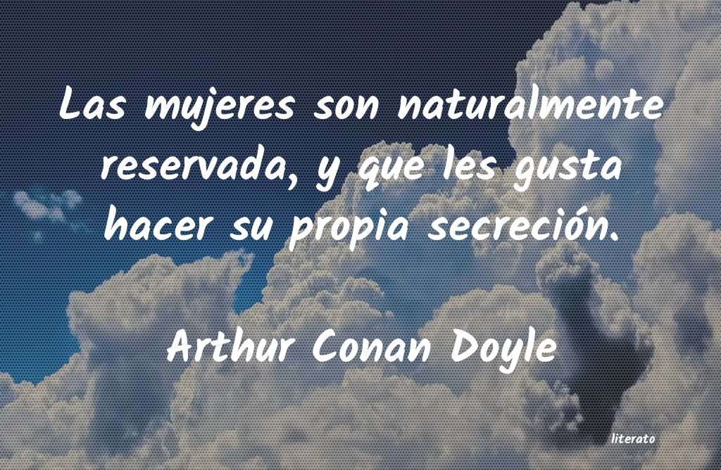 Frases de Arthur Conan Doyle