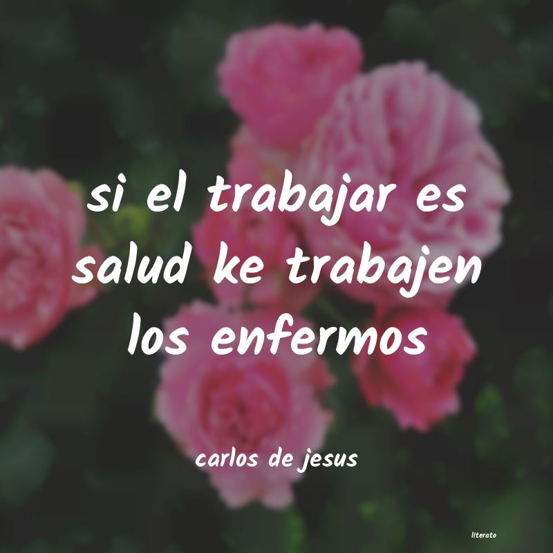 frases de carlos de jesus