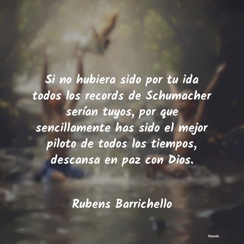 frases de Rubens Barrichello