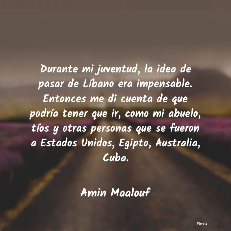 Frases de Amin Maalouf