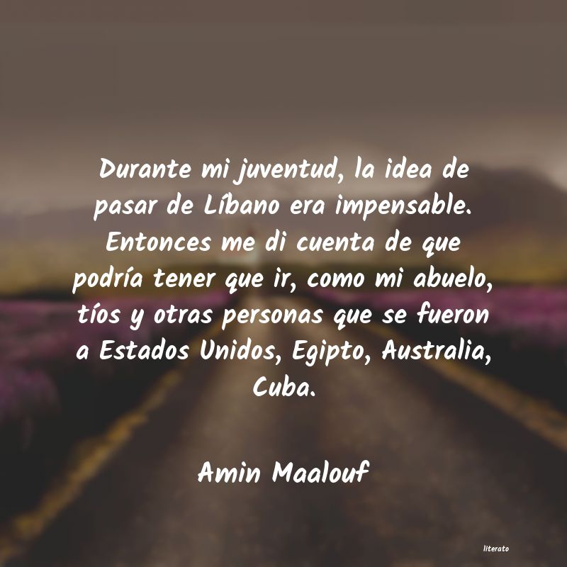 frases de Amin Maalouf