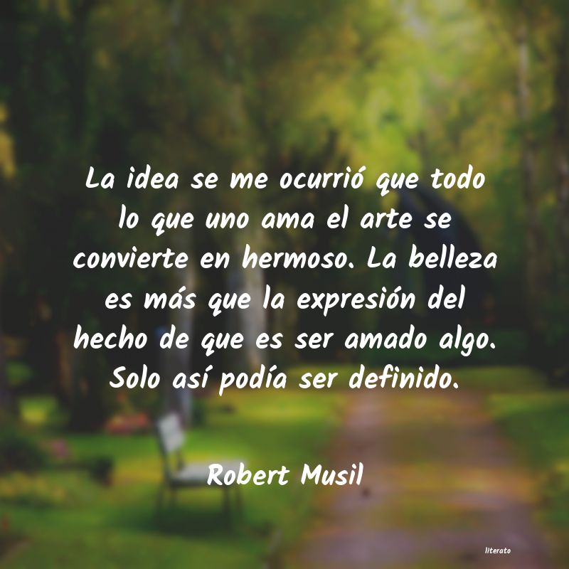 Frases de Robert Musil