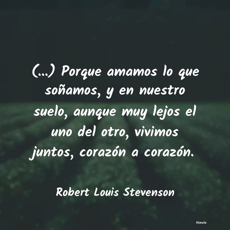 Frases de Robert Louis Stevenson