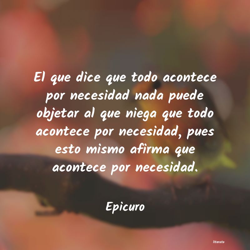 Frases de Epicuro