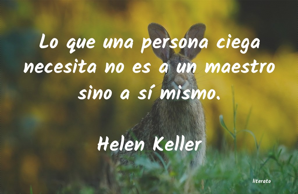 frases de Helen Keller
