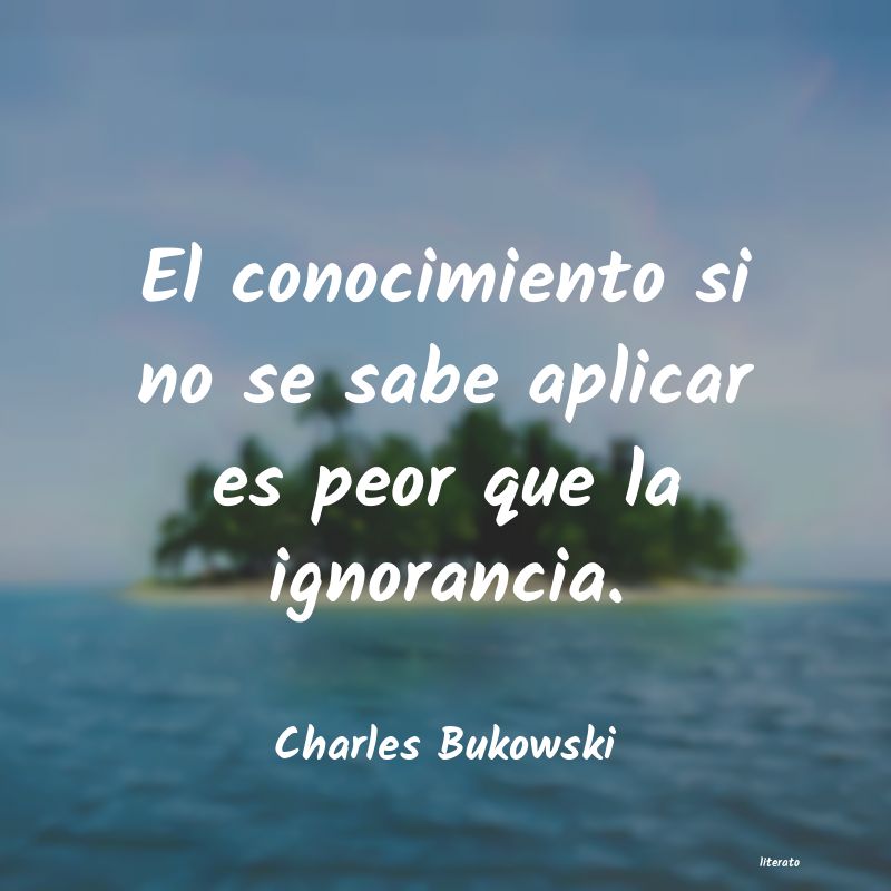 Frases de Charles Bukowski