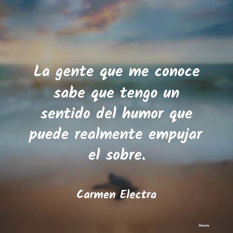 frases de Carmen Electra