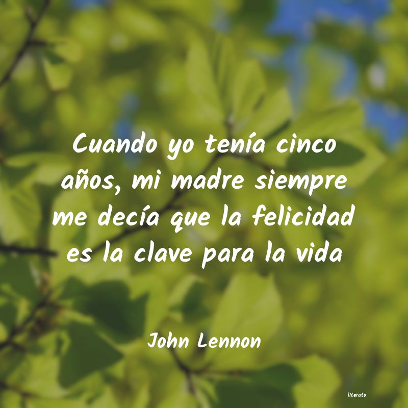 frases de John Lennon