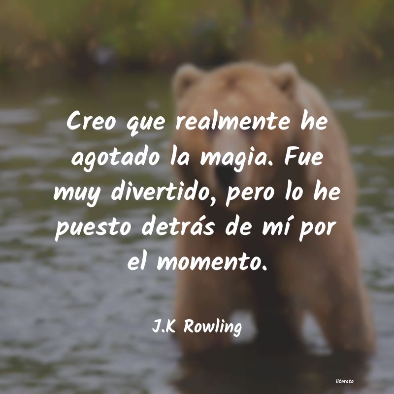 frases de J.K Rowling