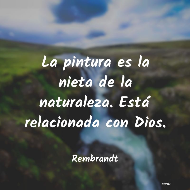 frases de Rembrandt