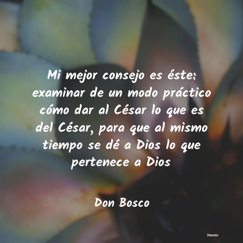 Frases de Don Bosco