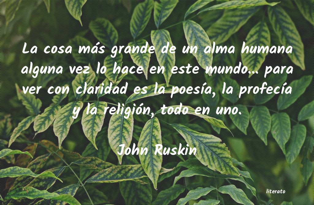 Frases de John Ruskin