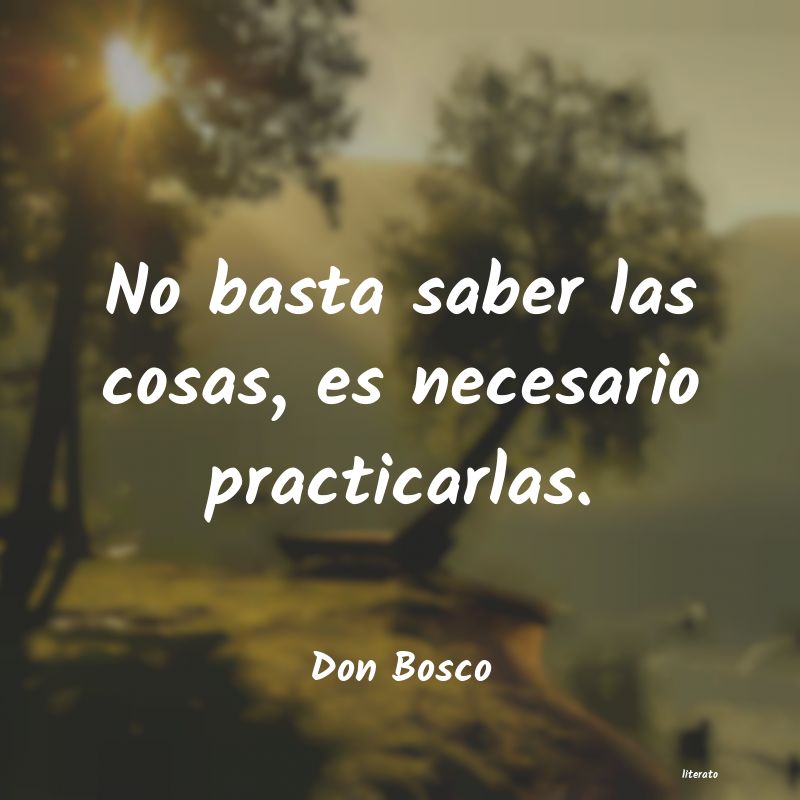 Frases de Don Bosco