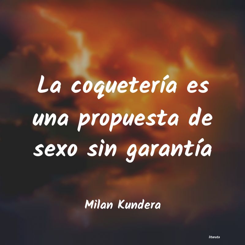 frases de Milan Kundera
