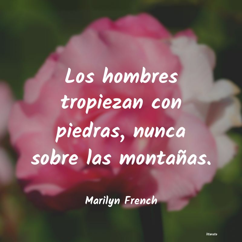 frases de Marilyn French