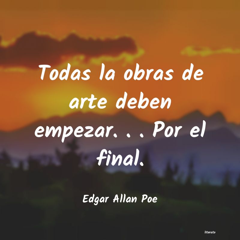 Frases de Edgar Allan Poe