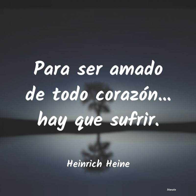 frases de Heinrich Heine