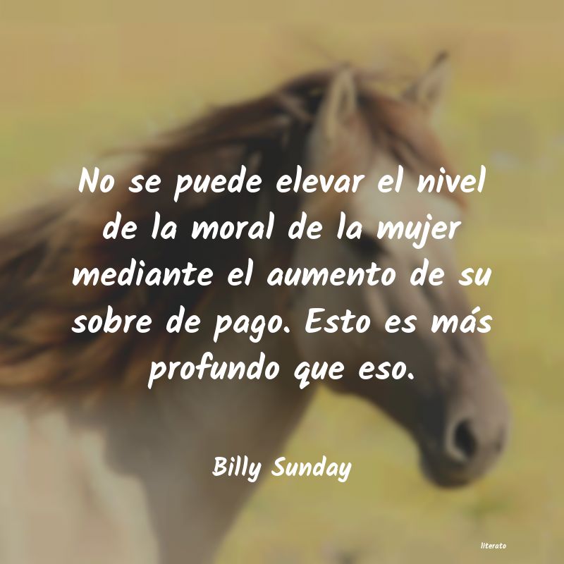 frases de Billy Sunday