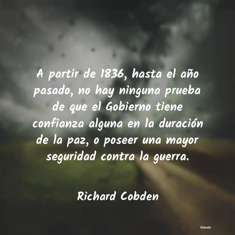 Frases de Richard Cobden