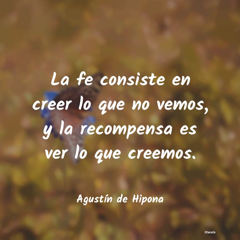 frases de AgustÃn de Hipona