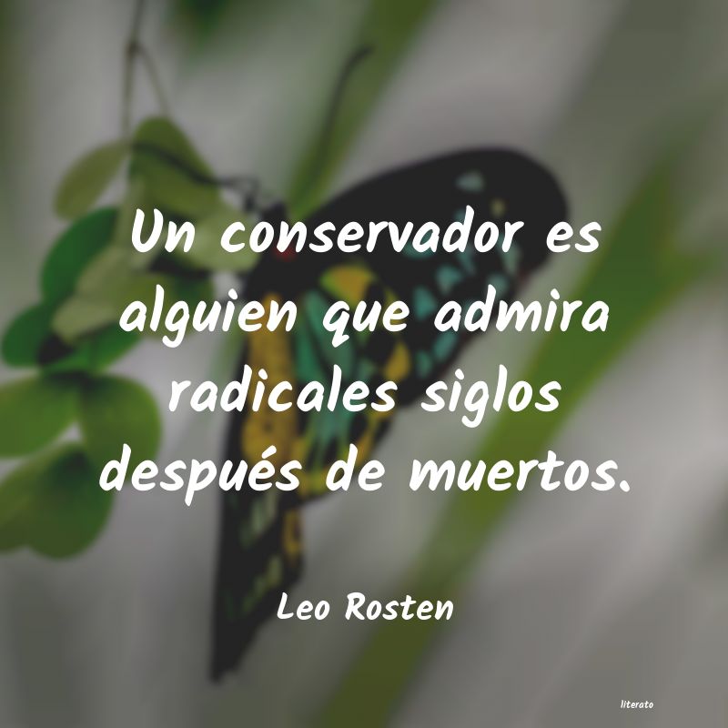 frases de Leo Rosten