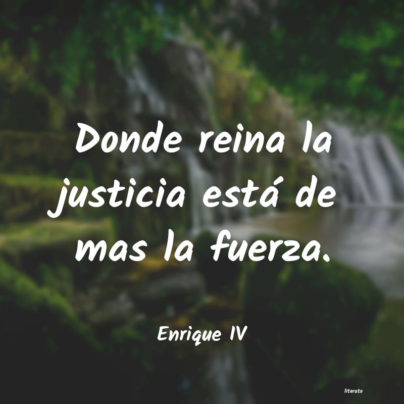 frases de Enrique IV