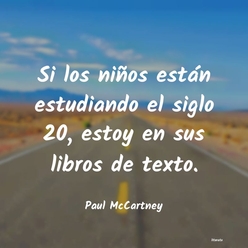 frases de Paul McCartney