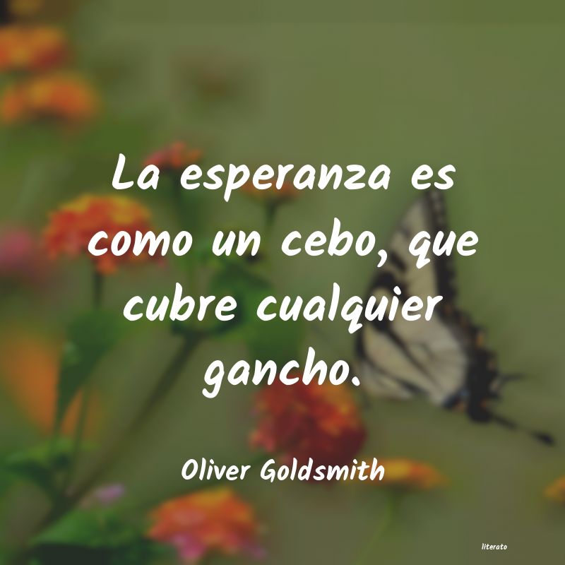 Frases de Oliver Goldsmith