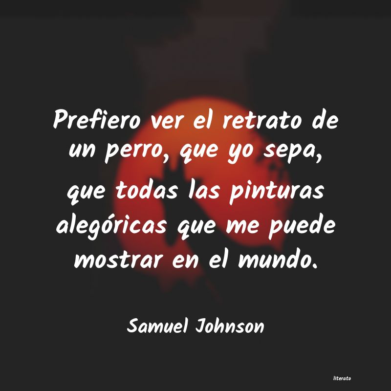 Frases de Samuel Johnson