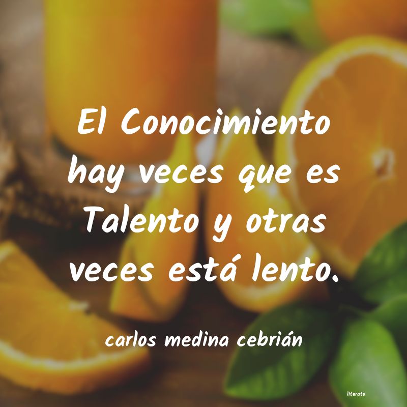 Frases de carlos medina cebrián