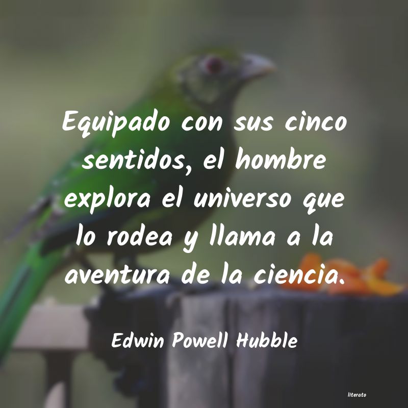 Frases de Edwin Powell Hubble