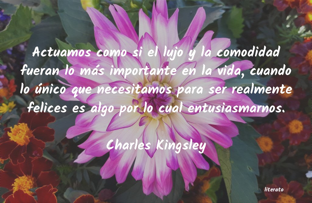 Frases de Charles Kingsley