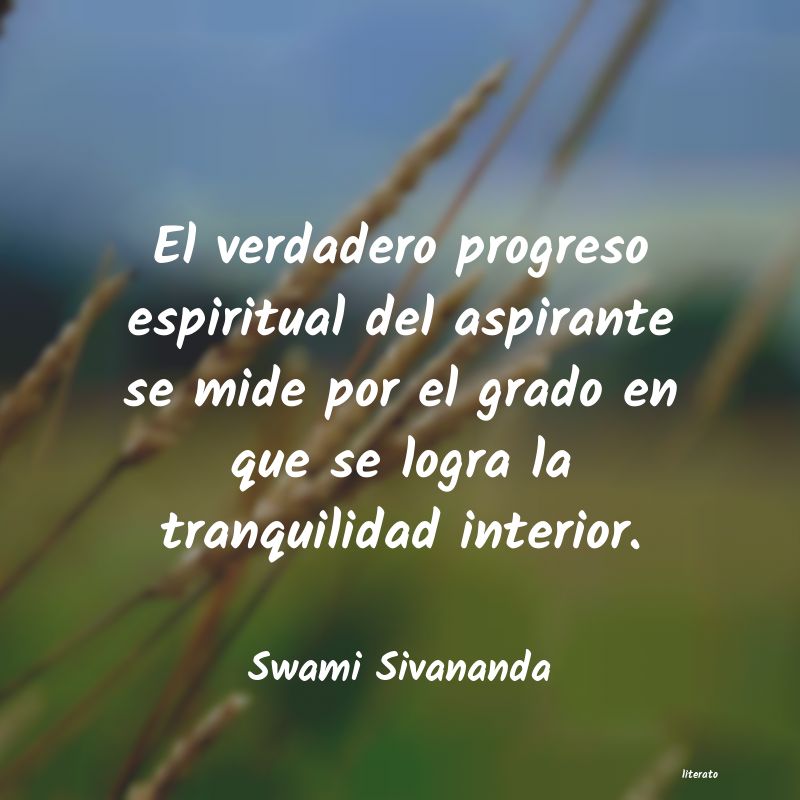 Frases de Swami Sivananda