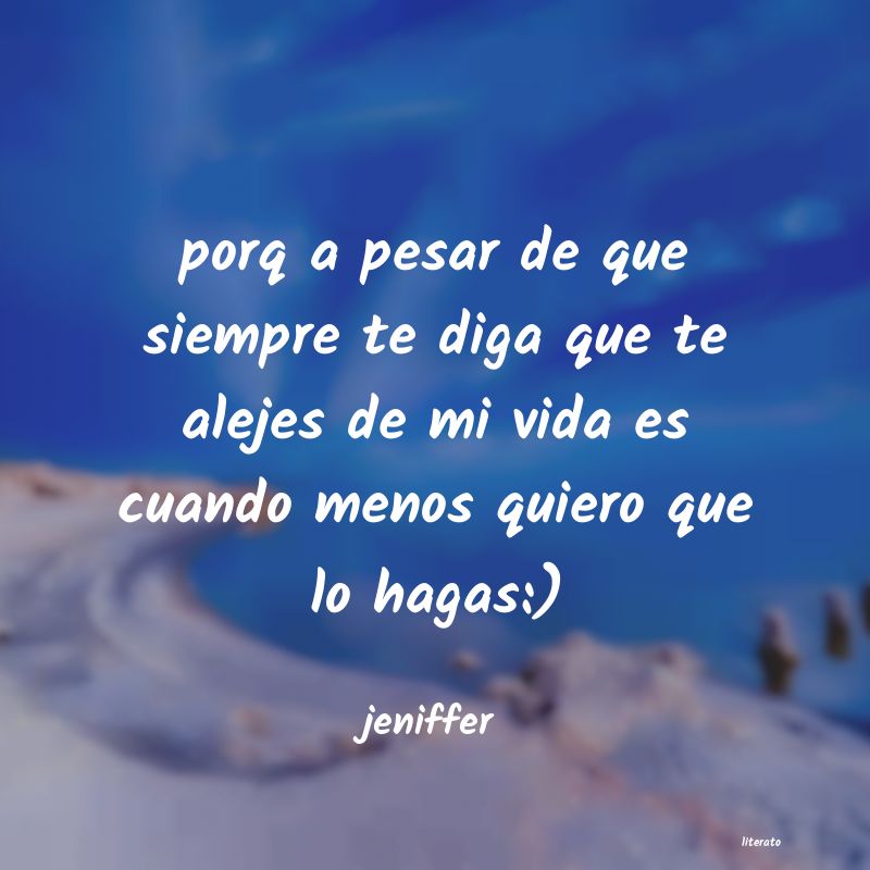 Frases de jeniffer