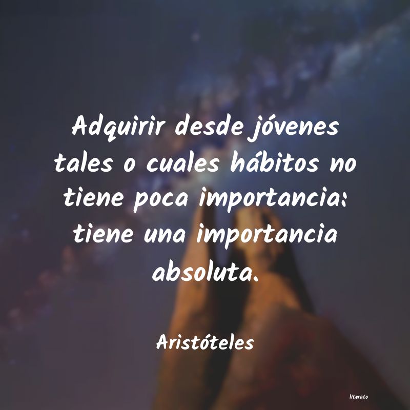 Frases de Aristóteles