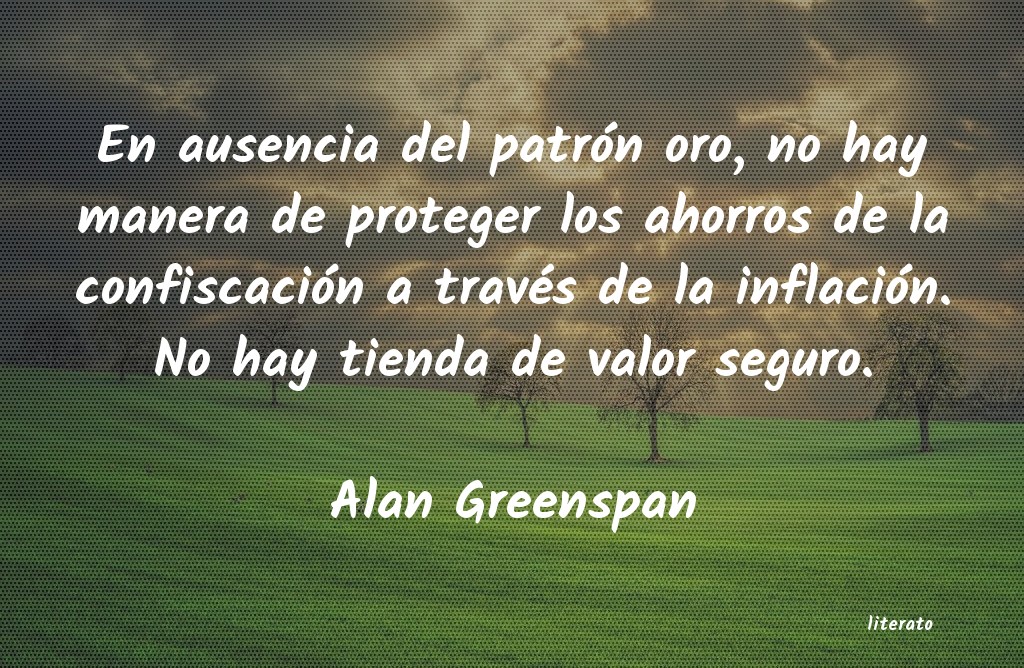 frases de Alan Greenspan
