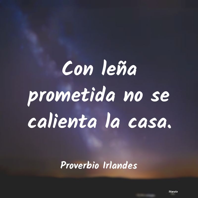 frases de Proverbio Irlandes
