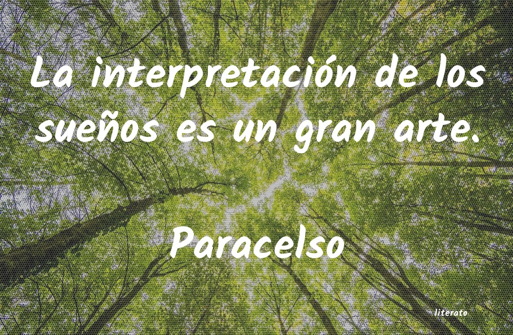 Frases de Paracelso