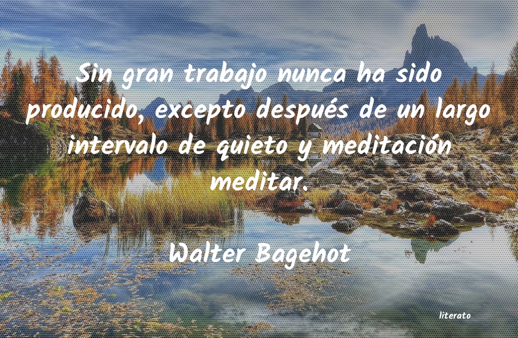 frases de Walter Bagehot