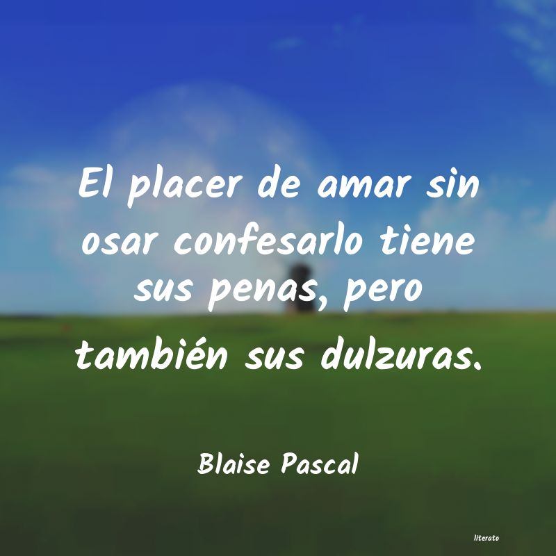 Frases de Blaise Pascal