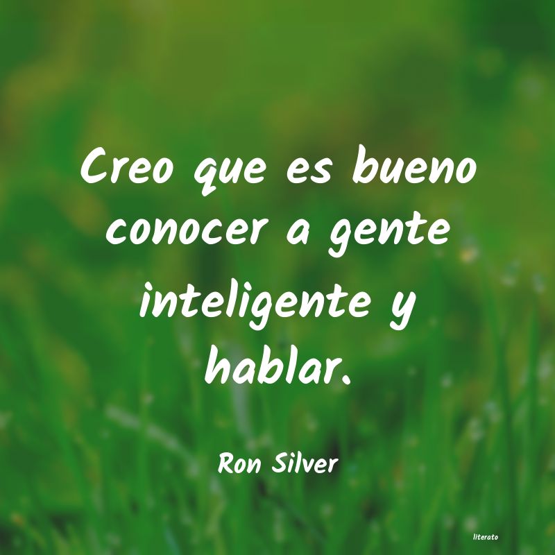 frases de Ron Silver