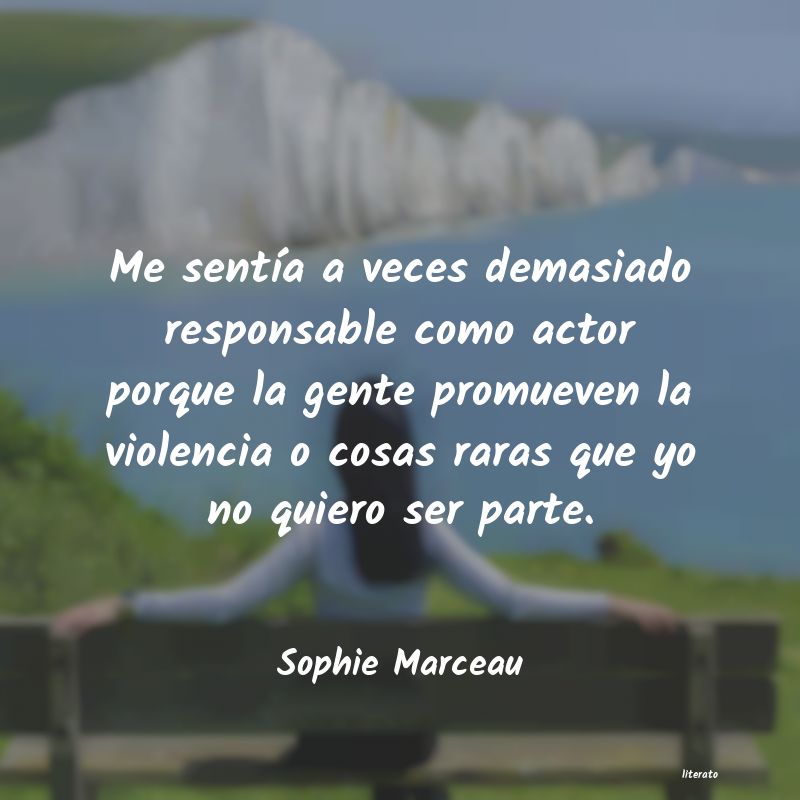 Frases de Sophie Marceau