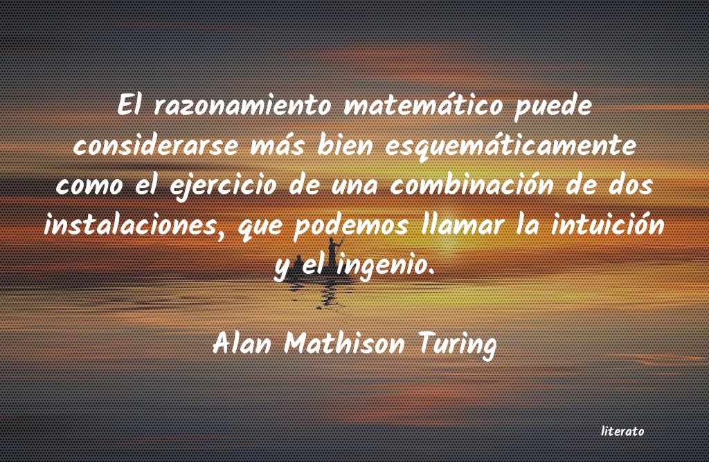 Frases de Alan Mathison Turing