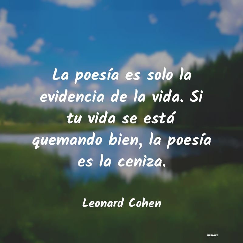 frases de Leonard Cohen