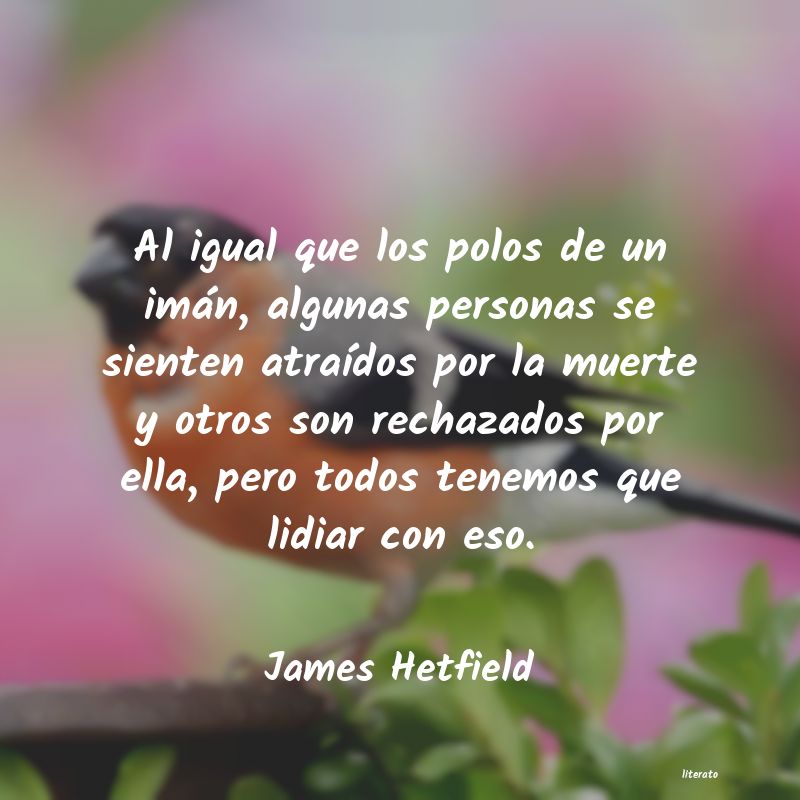 Frases de James Hetfield