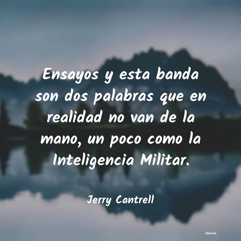 Frases de Jerry Cantrell