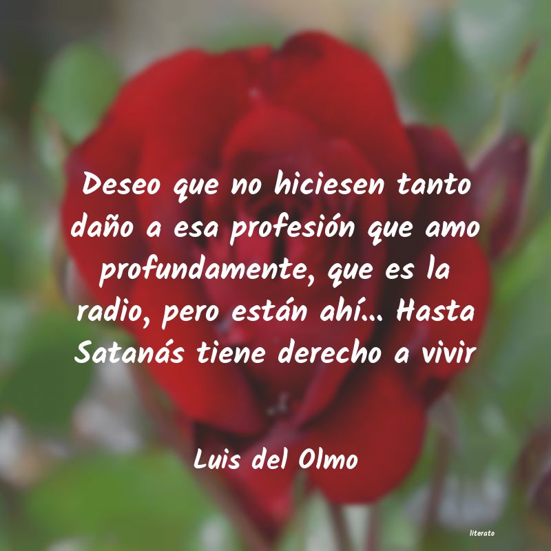 frases de Luis del Olmo