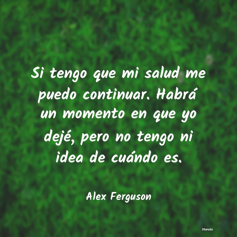 Frases de Alex Ferguson