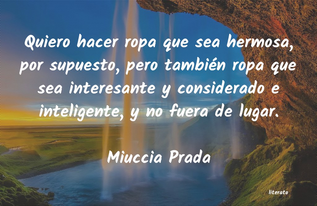 frases de Miuccia Prada
