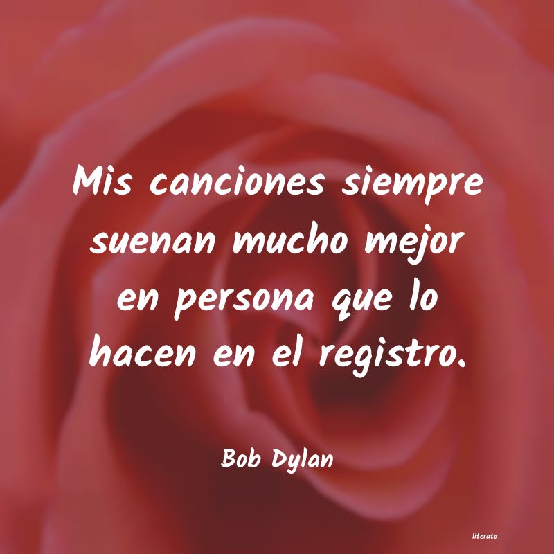 Frases de Bob Dylan